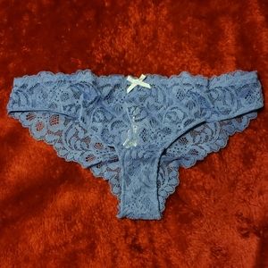 Blue Lace Underwear